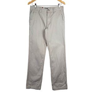 Mountain Khakis Teton Twill Slim Fit Pants Mens 32x32 Flat Front Hiking Outdoors